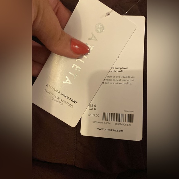 Attitude II Lined Pant // spiced Cabernet - Picture 4 of 9